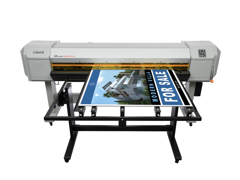 Imprimanta Printer hibrid UV Led Mutoh ValueJet 1638UH cerneala greenguard