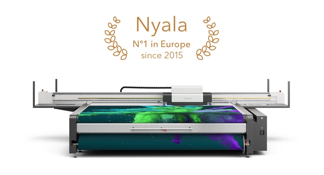 Swissqprint Nyala cel mai bine vândut echipament în Europa din clasa sa. Calitatea, versatilitate și durabilitatea lui au fost convingătoare!